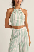 Load image into Gallery viewer, Dinero Stripe Halter Top