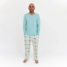 Load image into Gallery viewer, Coastal Christmas Adult Bamboo Pajama Relaxed Lounge Pants