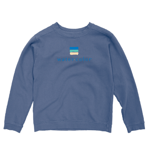 Youth Pacific Blue Fleece Crew