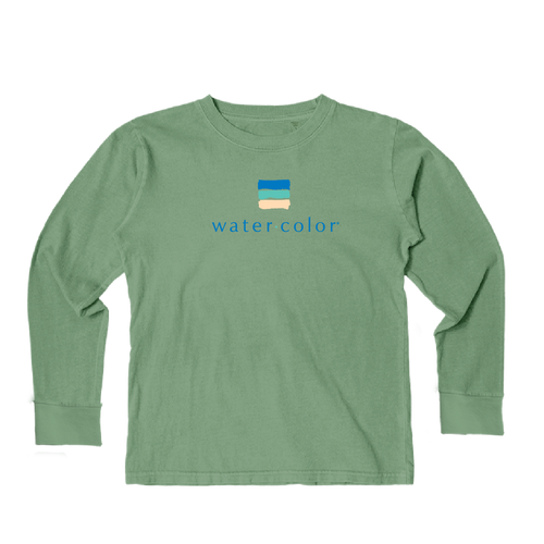 Youth Dorm Green Long Sleeve Tee