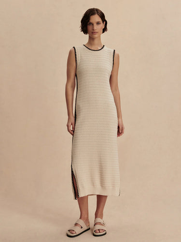 Dwight Tank Knit Midi Dress - Birch