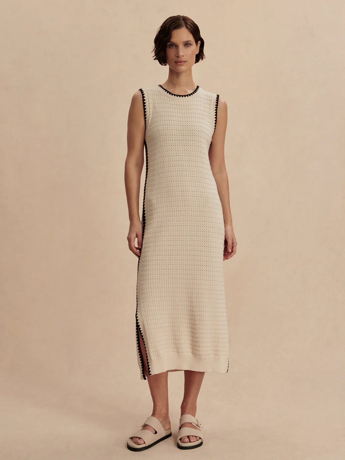 Dwight Tank Knit Midi Dress - Birch