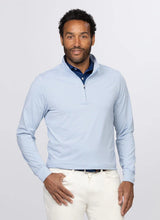 Load image into Gallery viewer, Carter Stripe 1/4 Zip Luxe Blue