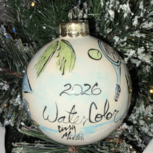 Load image into Gallery viewer, 2026 WaterColor Mural Ornament