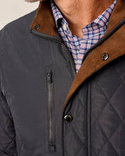 Load image into Gallery viewer, Dark Grey Juno Quilted Snap Jacket