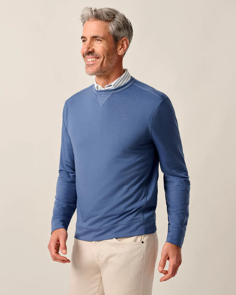 Byron Blue Willard Drirelease® Crewneck Sweatshirt