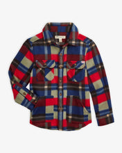 Load image into Gallery viewer, Cherry Blue Check Snow Fleece Shirt