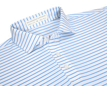 Load image into Gallery viewer, The Springer Shirt: White/Vista Blue/Horizon Blue