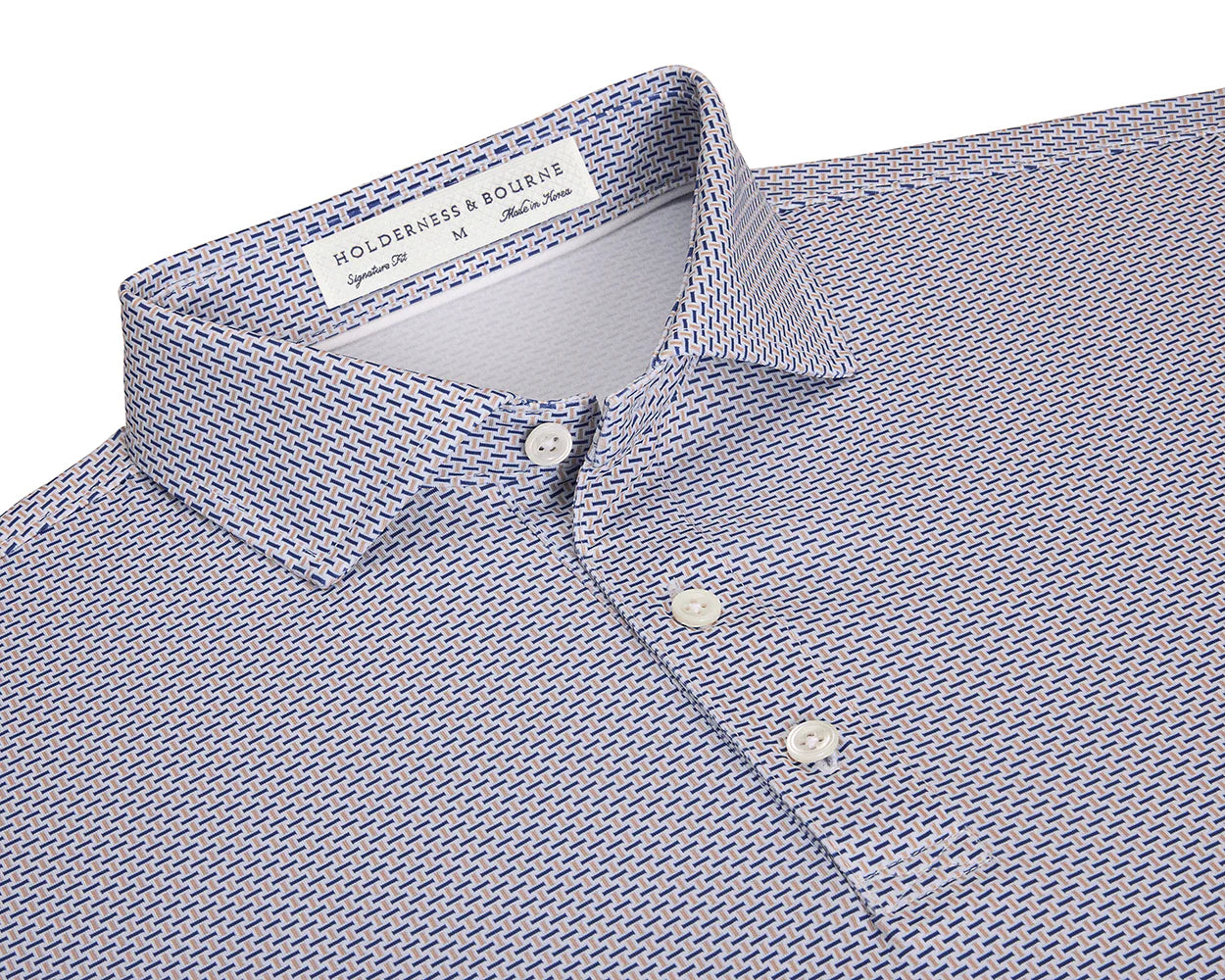 The Davis Shirt: Dune & Navy