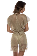 Load image into Gallery viewer, Gold Rush Short Caftan