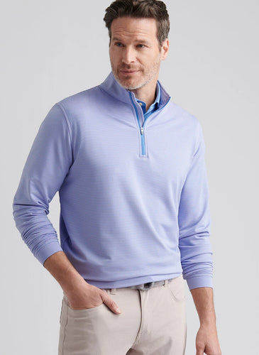 Evening Tide Perth Sugar Stripe Performance Quarter-Zip