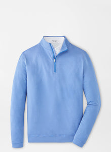 Sailor Blue Perth Sugar Stripe  Quarter-Zip