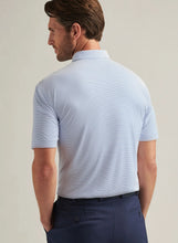 Load image into Gallery viewer, White Featherweight Stripe Polo