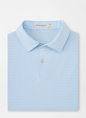 Cottage Blue Featherweight Payne Stripe Polo