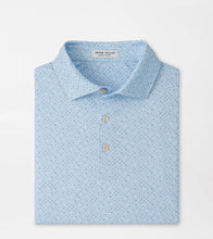Load image into Gallery viewer, Stream Blue Pennants Print Polo