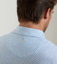 Load image into Gallery viewer, White Flock Print Polo