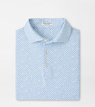 Load image into Gallery viewer, White Flock Print Polo