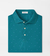 Load image into Gallery viewer, Snowpea Island Ray Print Mesh Polo