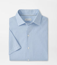 Load image into Gallery viewer, Coastal Stripe Cotton Lyocell Sport Shirt