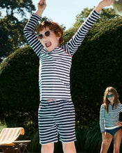 Load image into Gallery viewer, Boys Nautical Stripe Swim Trunk