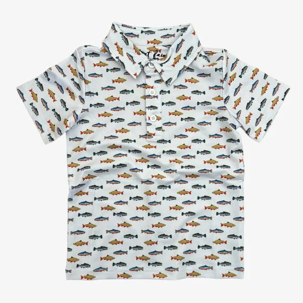 Boys Scottie Polo - Tropicana Tides