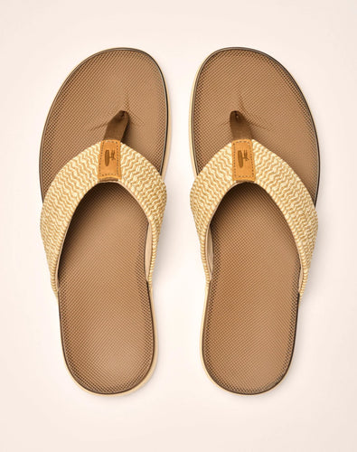 Wheat Boardwalk Woven Sandal