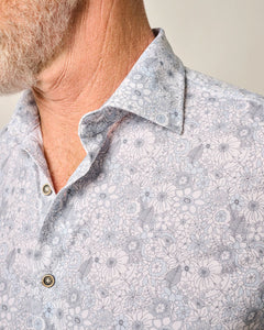 Short Sleeve Hangin' Out Knit Button Up Shirt - Kayce