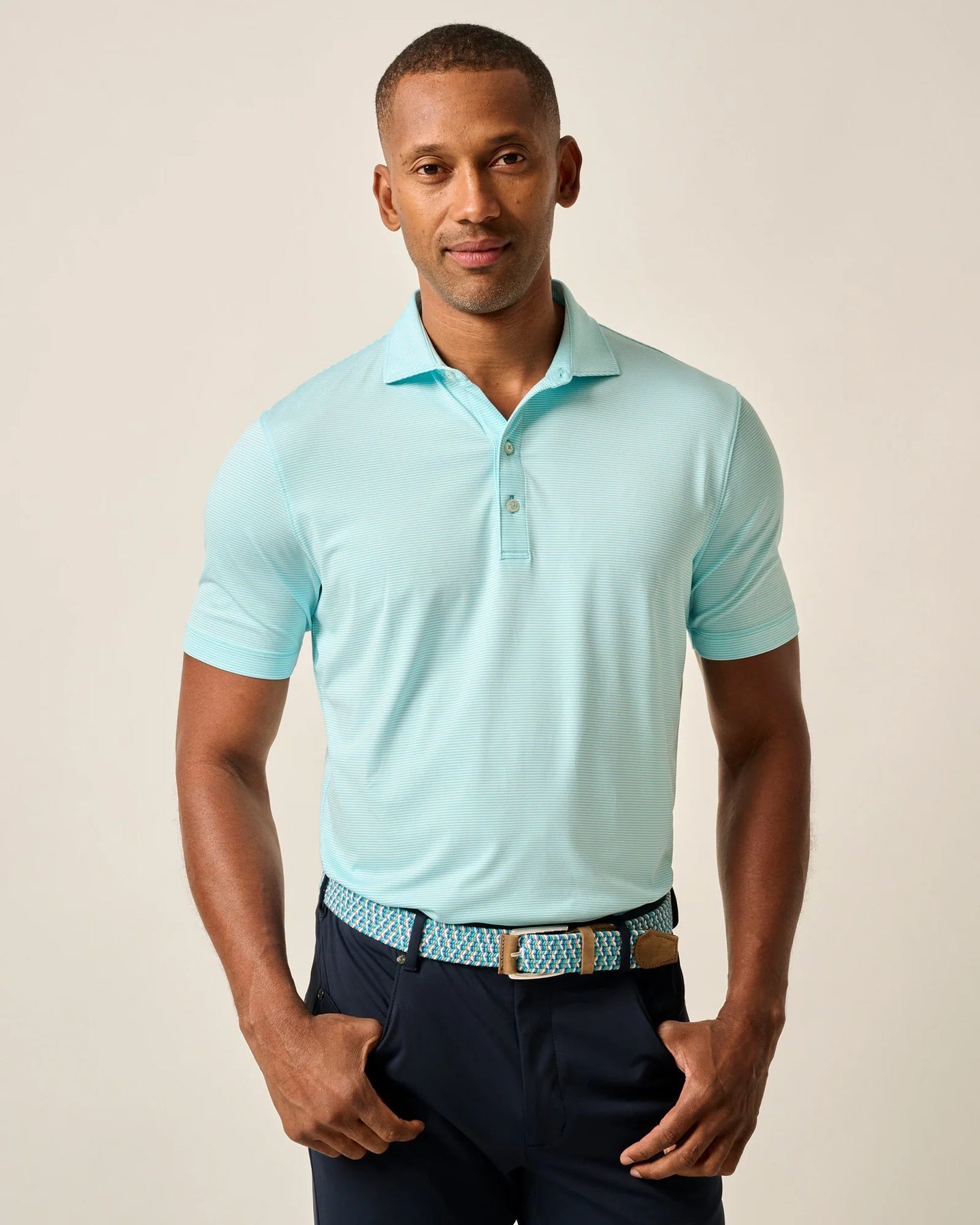 Tarpon Jersey Polo - Lyndonn Stripe
