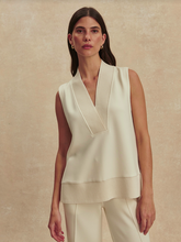 Load image into Gallery viewer, Pristine Freida V Neck Tank