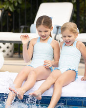 Load image into Gallery viewer, Green Gingham Hadley Girls Suit