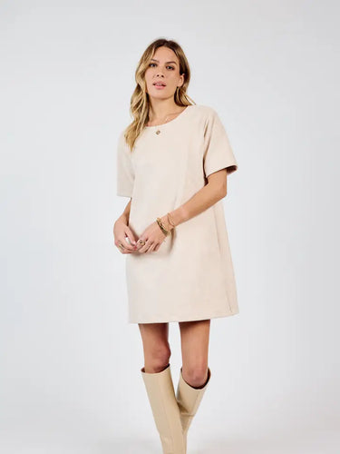 Align Faux Suede Mini Dress