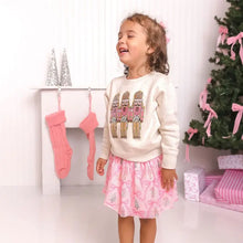 Load image into Gallery viewer, Kids Pastel Nutcracker Patch Christmas Sweatshirt