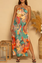 Load image into Gallery viewer, Jewel Paisley O-Ring Maxi Dress