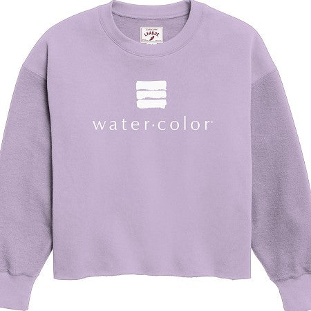 Lilac Reverse Fleece Midi Crew