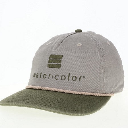 Pebble/Olive Skully Snapback