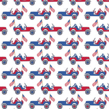 Load image into Gallery viewer, Walker Boys' Short Set - Patriotic Jeeps