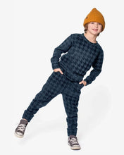 Load image into Gallery viewer, Blue Houndstooth Revel Crewneck