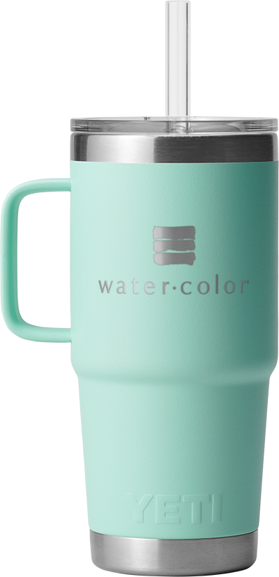 Seafoam 25 oz Straw Mug