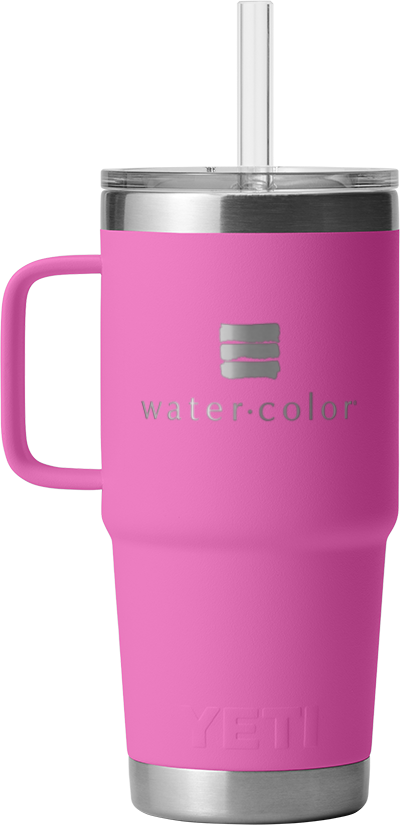 Fuchsia 25 oz Straw Mug