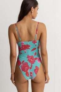 Inferna Floral Scrunched One Piece