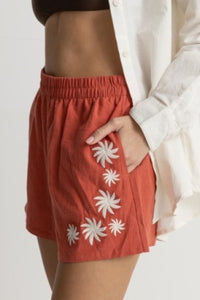 Flora Embroidered Shorts