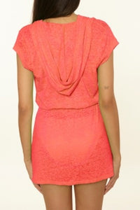 Dragon Fire Beach Date Hood Dress