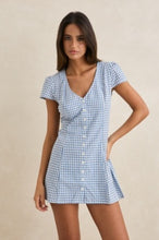 Load image into Gallery viewer, Lola Check Cap Sleeve Mini Dress