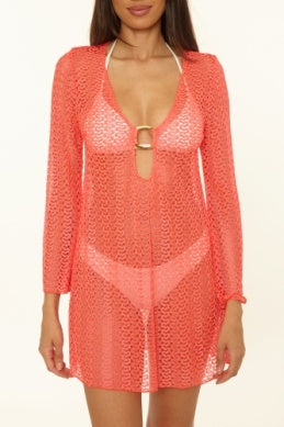 Dragon Fire Golden Crochet Tunic