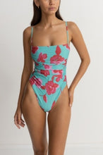 Load image into Gallery viewer, Inferna Floral Scrunched One Piece