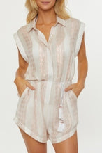 Load image into Gallery viewer, Primrose Pink Villa Romper Cover up