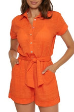 Load image into Gallery viewer, Carrot Cabana Short Romper