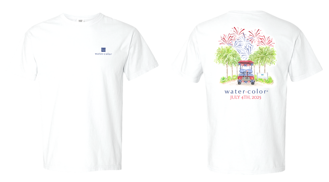 Unisex White 2025 Fourth Of July Tee