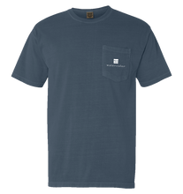 Load image into Gallery viewer, Ice Blue Unisex  Pocket Tee